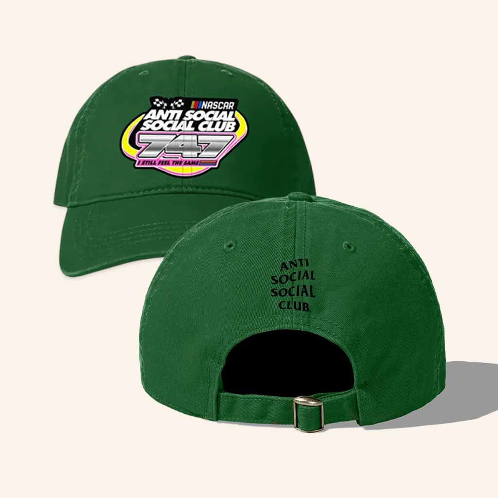 Anti Social Social Club Merch ASSC X Nascar 747 Hat Best Gifts For Brother