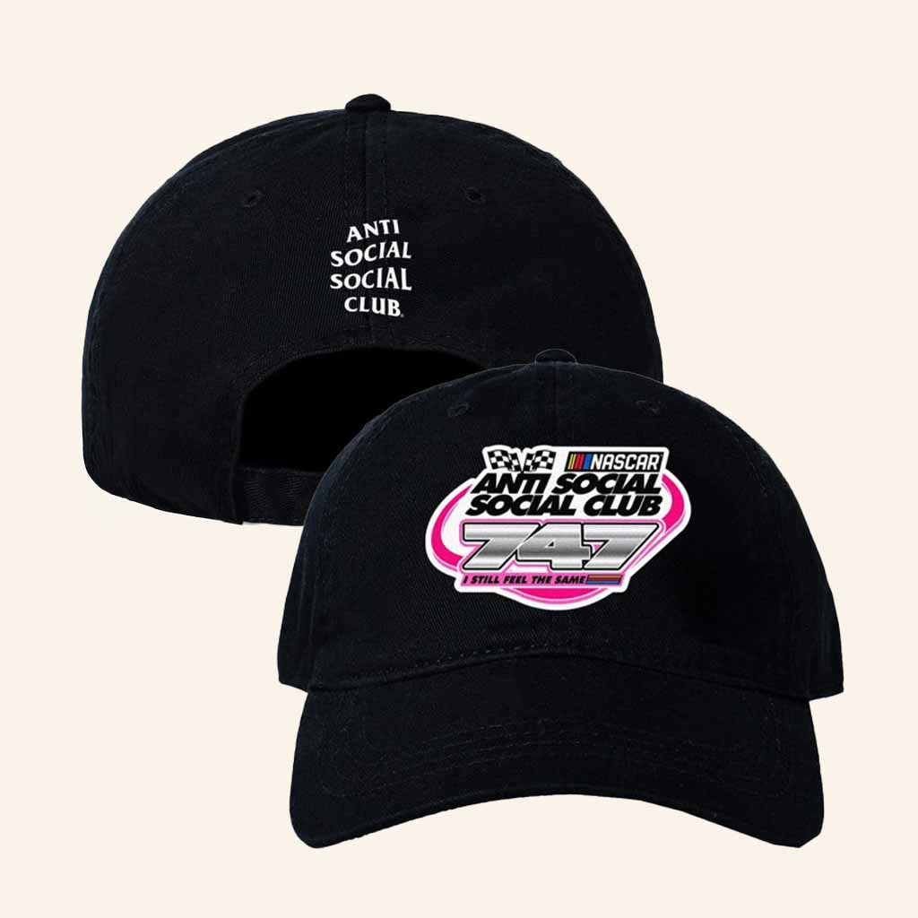 Anti Social Social Club Merch ASSC X Nascar 747 Hat Gift Ideas For Husband