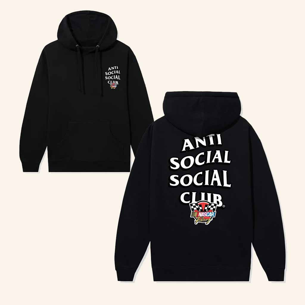 Anti Social Social Club Merch ASSC X Nascar Racing Hoodie Gifts For Nascar Fans
