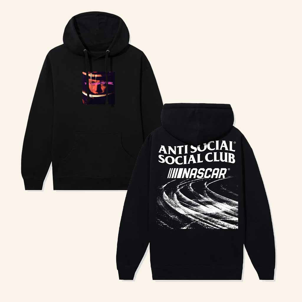 Anti Social Social Club Merch ASSC X Nascar Too Tough To Tame Hoodie Nascar Gift Ideas