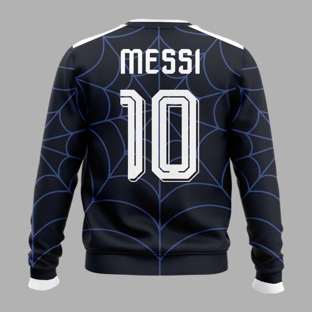 Argentina x Spiderman Lionel Messi #10 Limited Edition Sweatshirt - Image 3