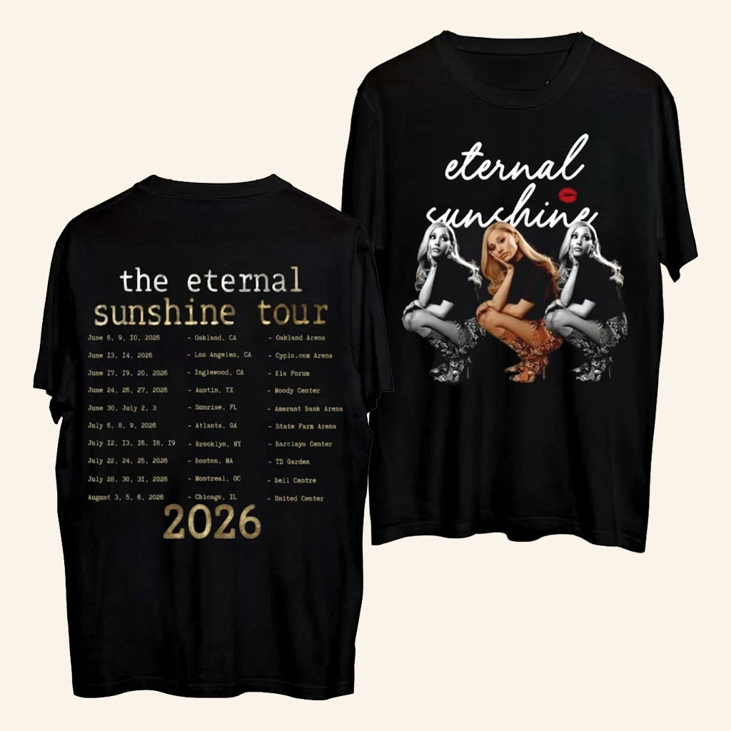 Ariana Grande Merch Tour The Eternal Sunshine Tour 2026TShirtGift For Music Lovers