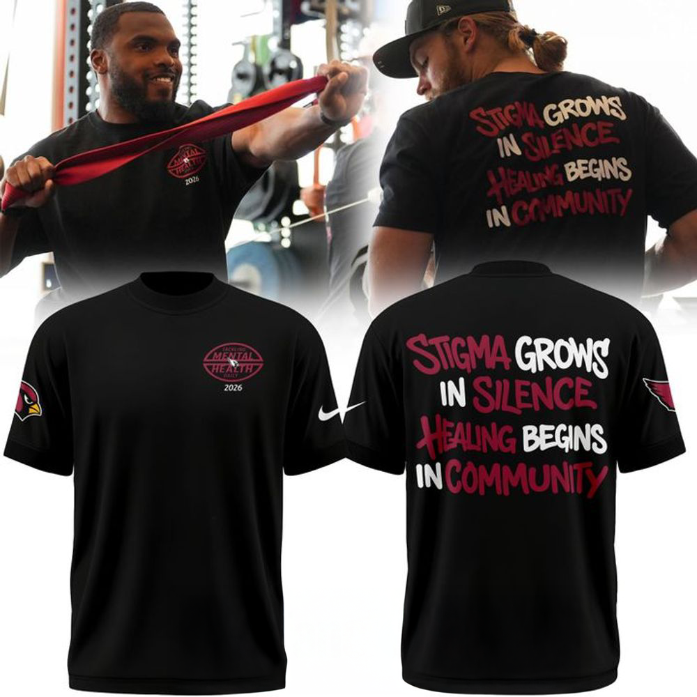 Arizona Cardinals Black Tackling Mental Heath Limited Edition Shirt