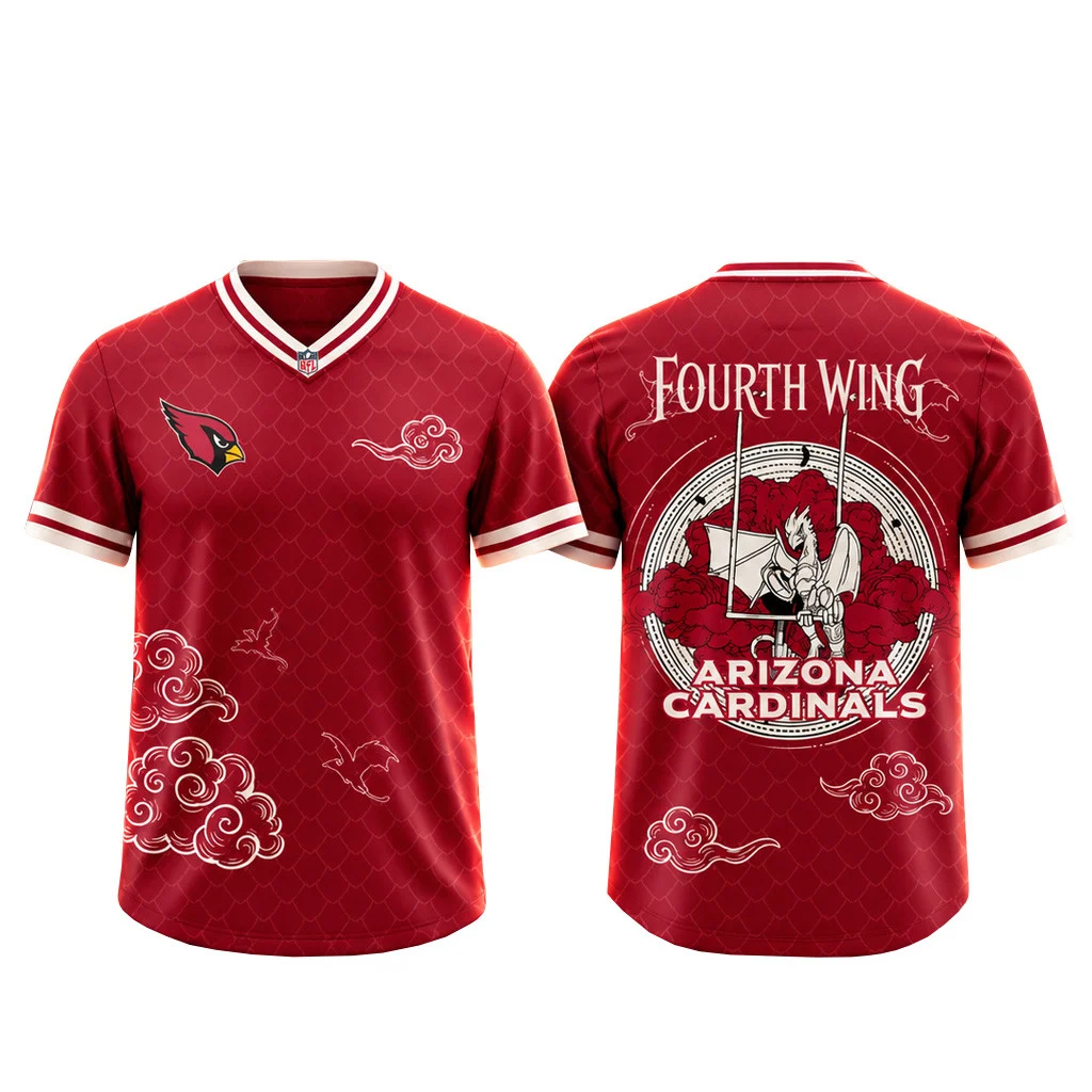 Arizona Cardinals x Fourth Wing Night 2026 Red Football Jersey 2 - Unicasport Arizona Cardinals x Fourth Wing Night 2026 Red Football Jersey