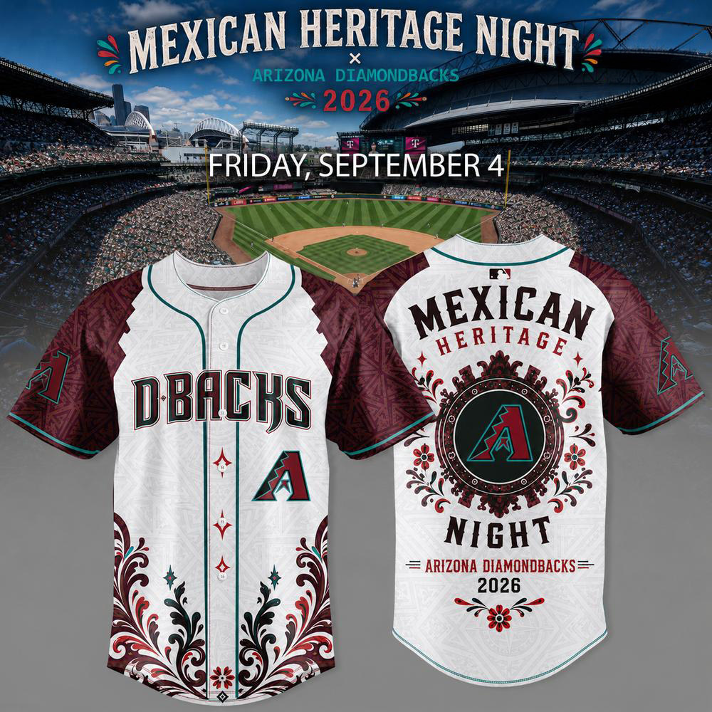 Arizona Diamondbacks Mexican Heritage Night 2026 Baseball Jersey 1 - Unicasport Arizona Diamondbacks Mexican Heritage Night 2026 Baseball Jersey