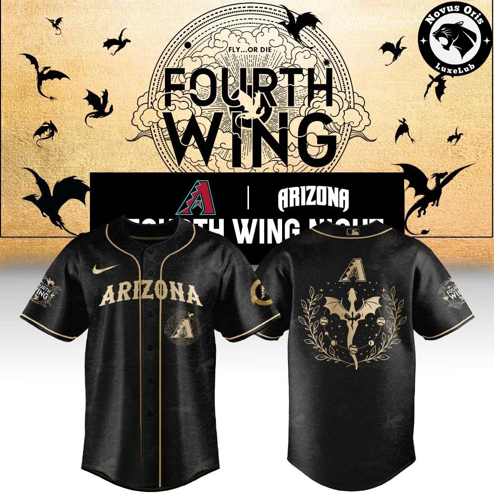 Arizona Diamondbacks x Fourth Wing Night 2026 New Limited Edition Baseball Jersey 1 - Unicasport Arizona Diamondbacks x Fourth Wing Night 2026 New Limited Edition Baseball Jersey