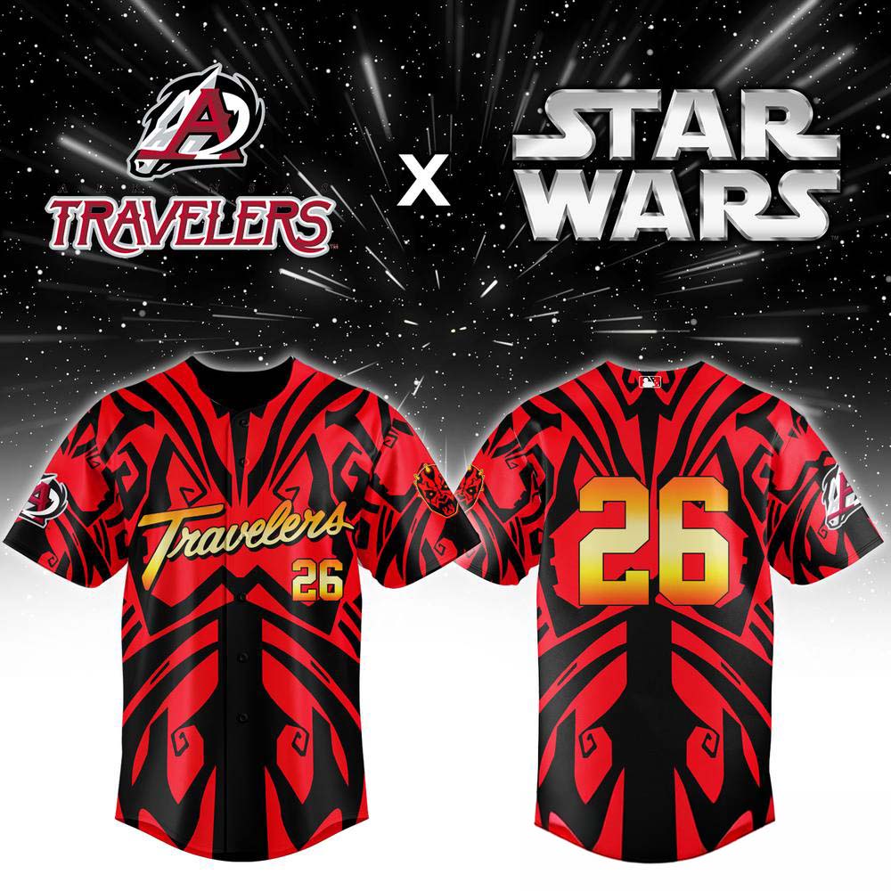 Grateful Star Wars Darth Maul Limited Jersey - Arkansas Travelers
