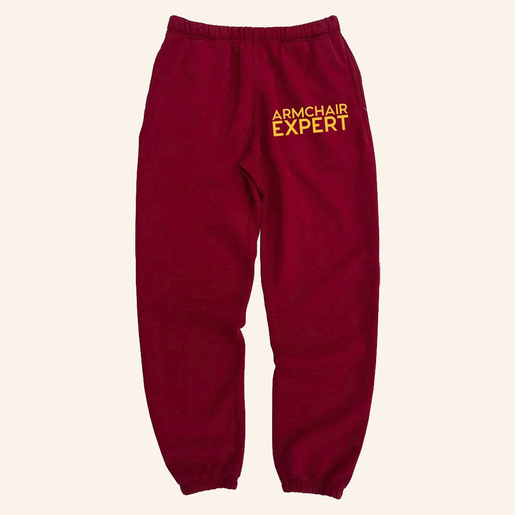 Armchair Expert Merch Armchair Expert Red Sweatpants Gifts For Friends