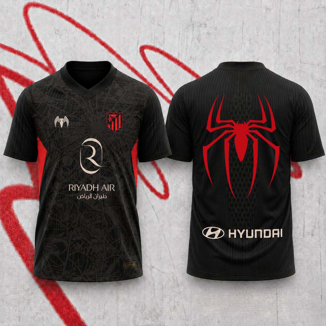 Atlético Madrid x SpiderMan Football Jersey 1 - Unicasport Atlético Madrid x SpiderMan Football Jersey