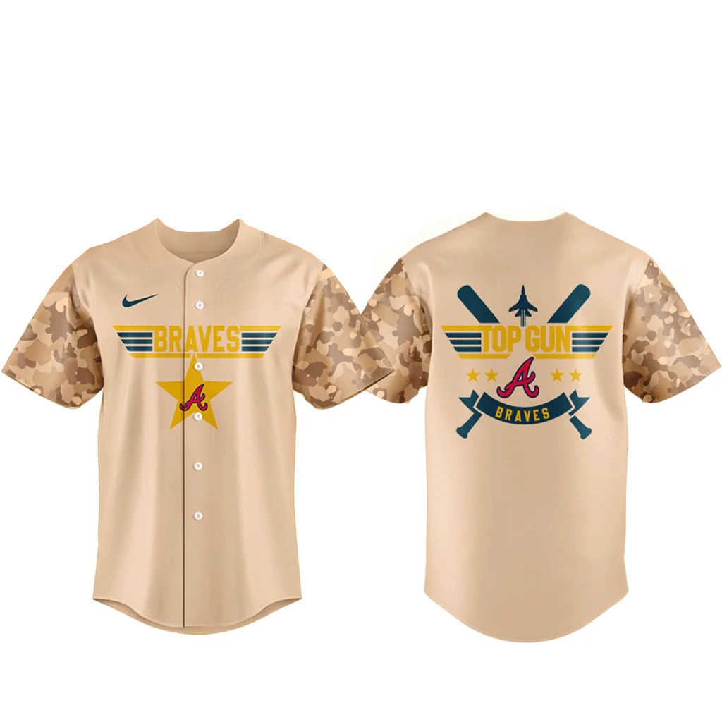 Atlanta Braves Top Gun Night 2026 Baseball Jersey