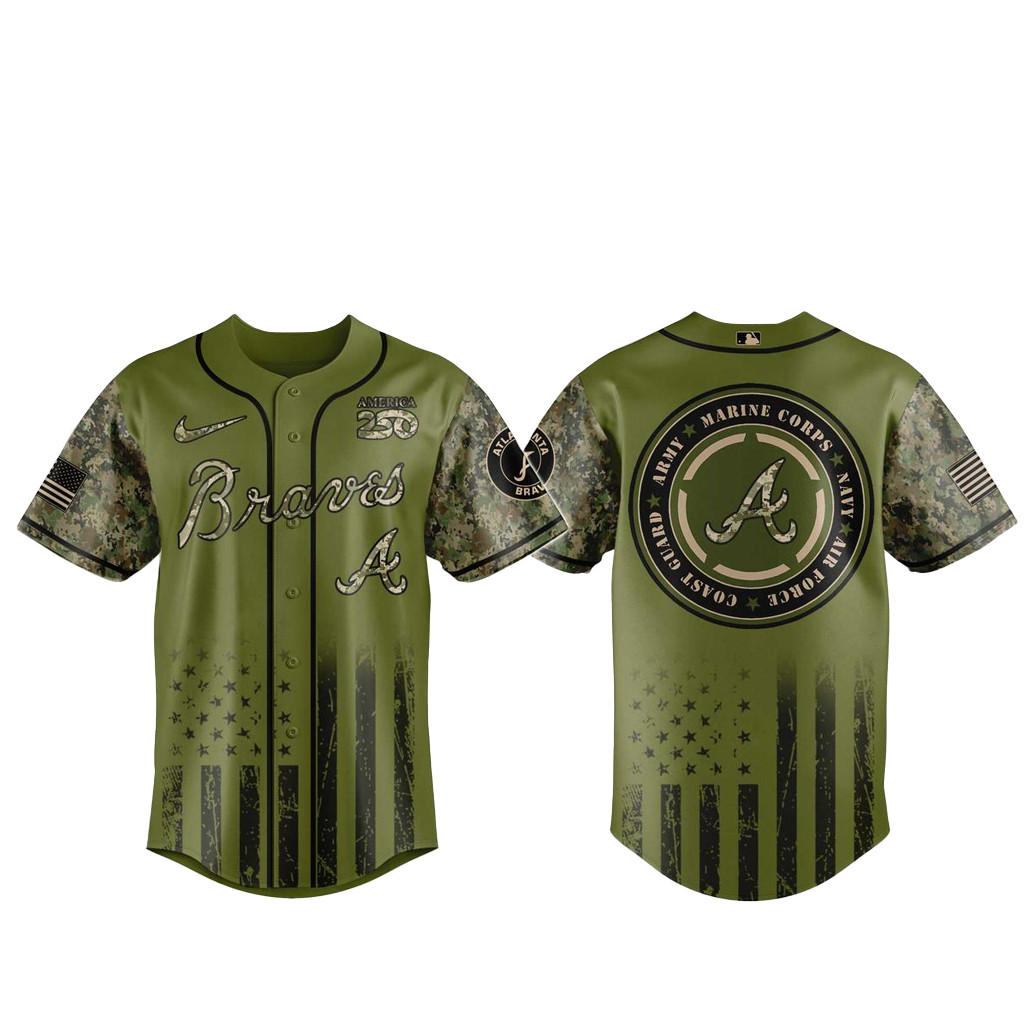 Atlanta Braves x Military Appreciation Night 2026 Baseball Jersey