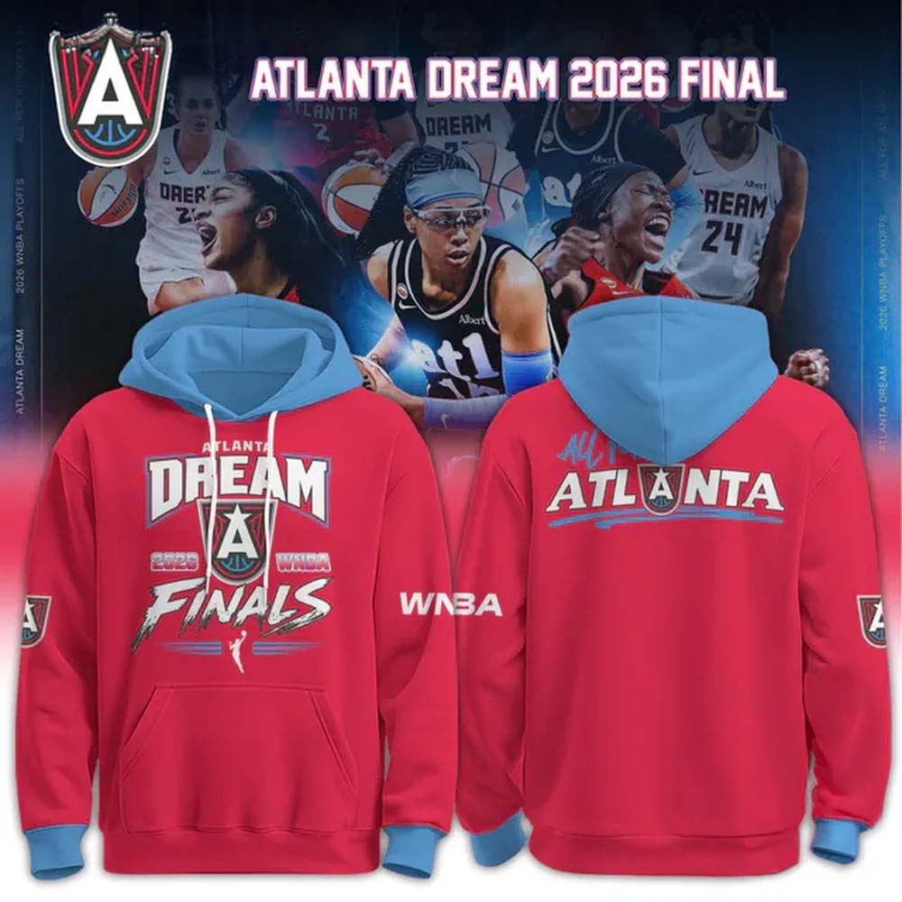 Atlanta Dream 2026 WNBA Finals Limited Edition Red Hoodie
