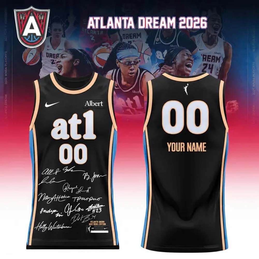 Atlanta Dream 2026 WNBA Signed Black Basketball Jersey