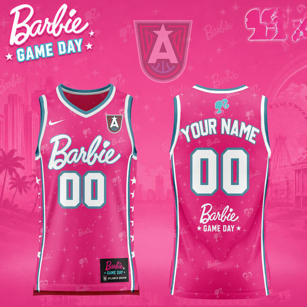 Atlanta Dream Barbie Pink Game Day Basketball Jersey 2026
