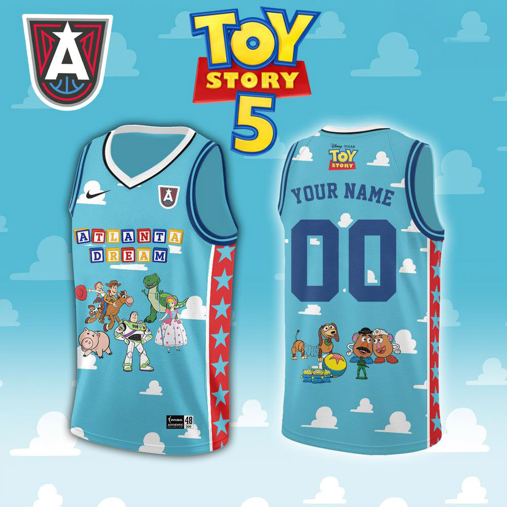 Toy Story 5 x Atlanta Dream Game Day Basketball Jersey 1 - Unicasport Toy Story 5 x Atlanta Dream Game Day Basketball Jersey