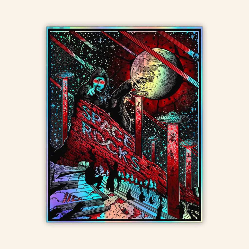 ATLiens Merch Space Rocks Poster Unique Gifts For Music Lovers