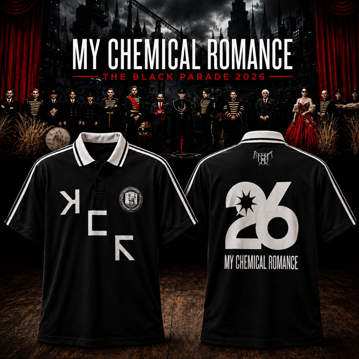 August 30 2026 My Chemical Romance Petco Park San Diego CA Jersey Merch Limited