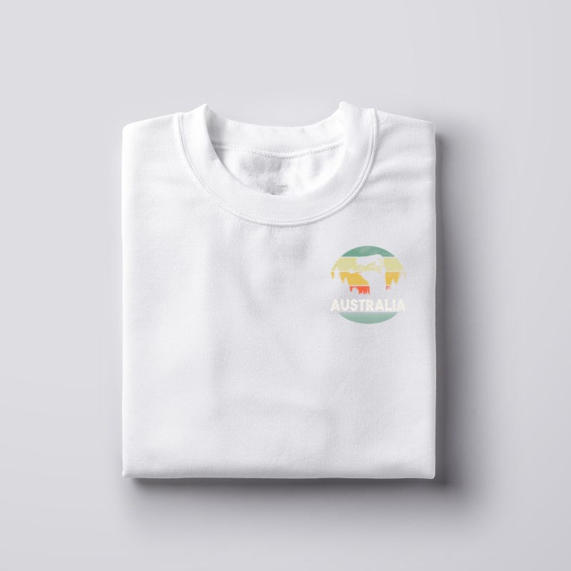 Australia Day Funny Vintage Australian Ostrich Bird T-Shirt