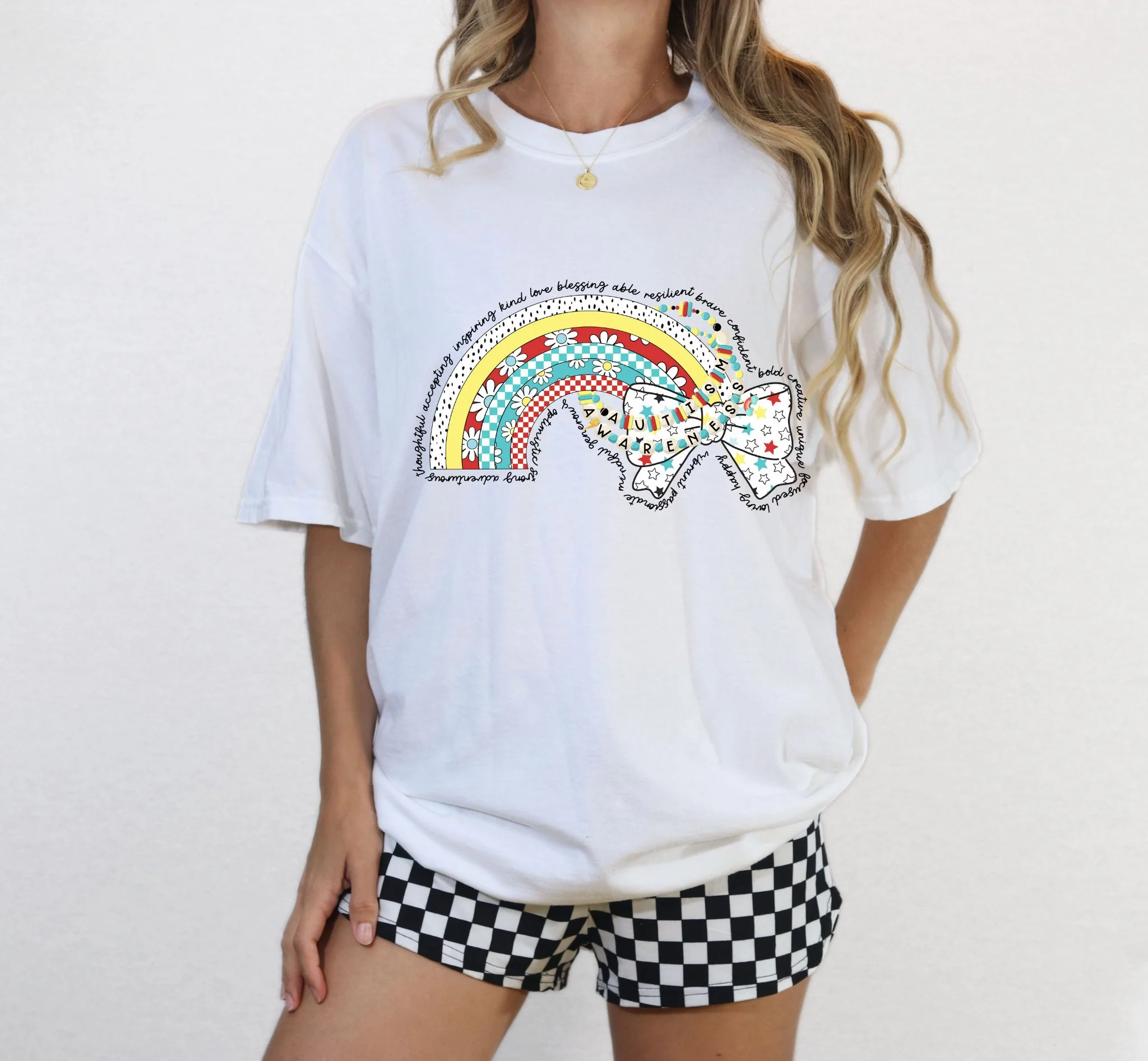 autism rainbow gift for her