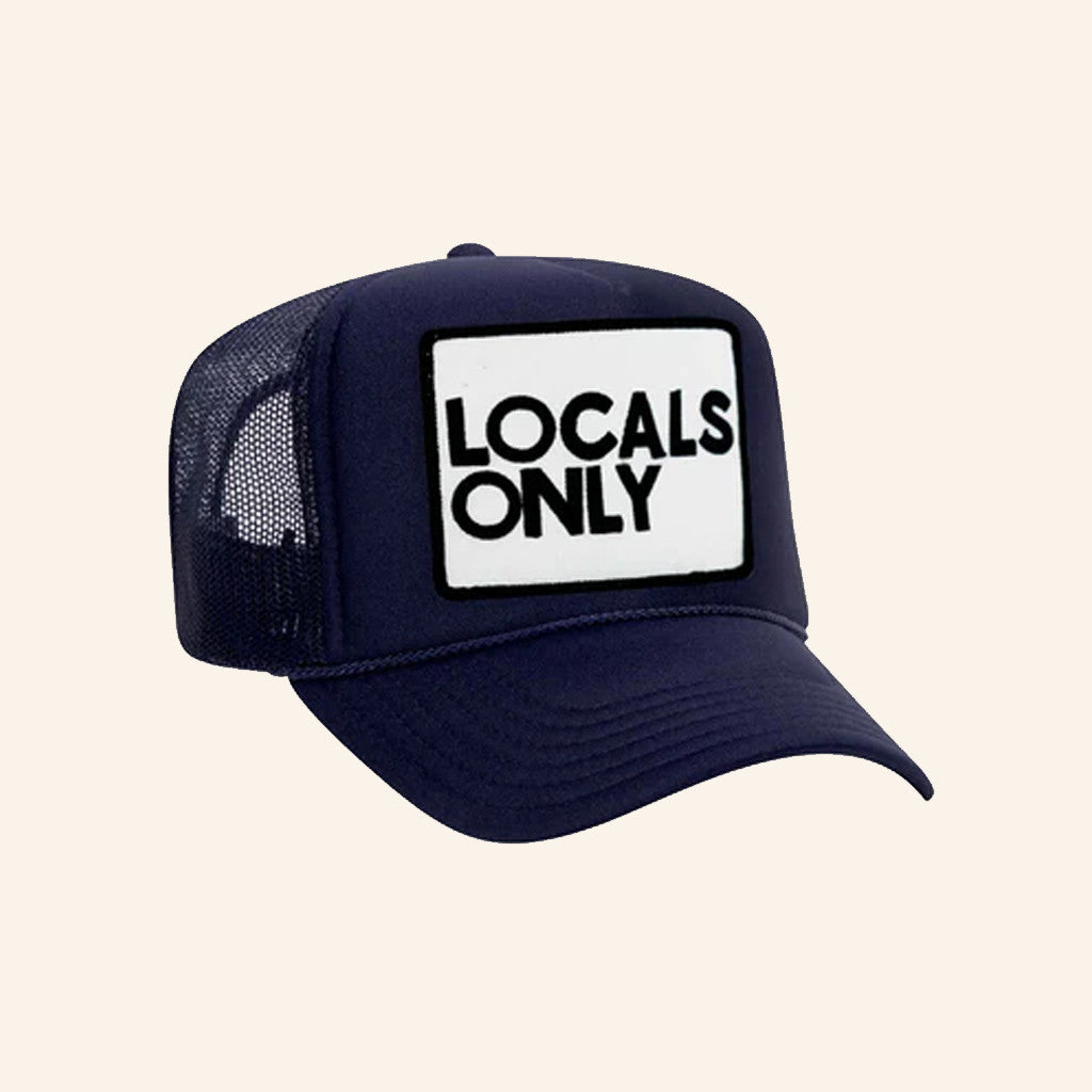 Aviator Nation Merch Locals Only Trucker Hat Birthday Ideas For Husband