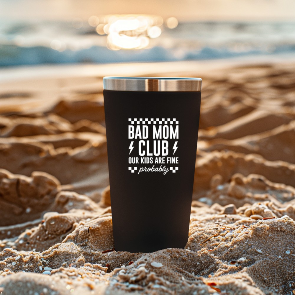 Bad Mom Club Our Kids are Fine Probably Funny Mother's Day Tumbler