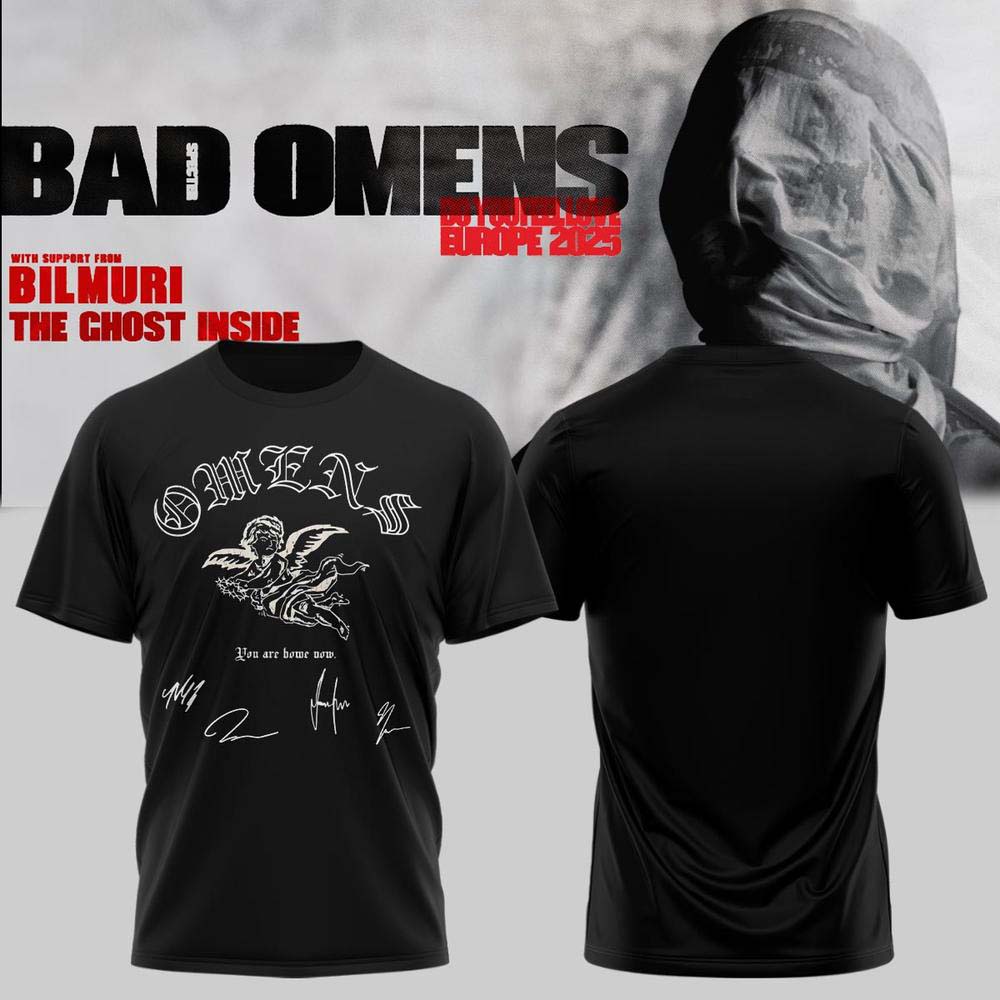 Bad Omens Do You Feel Love Tour 2026 Black Graphic T Shirt - Best Gift for Fans