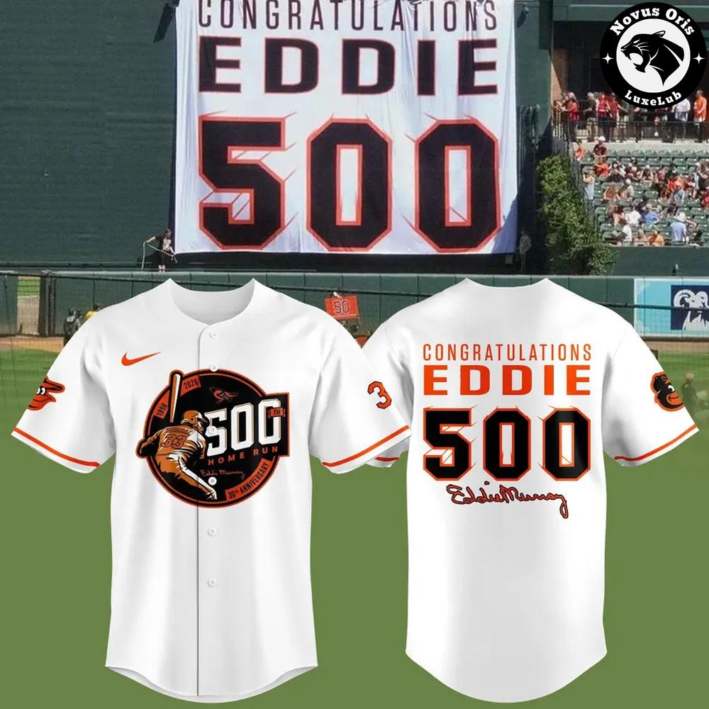 Baltimore Orioles Eddie Murray 500 Home Run Anniversary Baseball Jersey 1 - Unicasport Baltimore Orioles Eddie Murray 500 Home Run Anniversary Baseball Jersey
