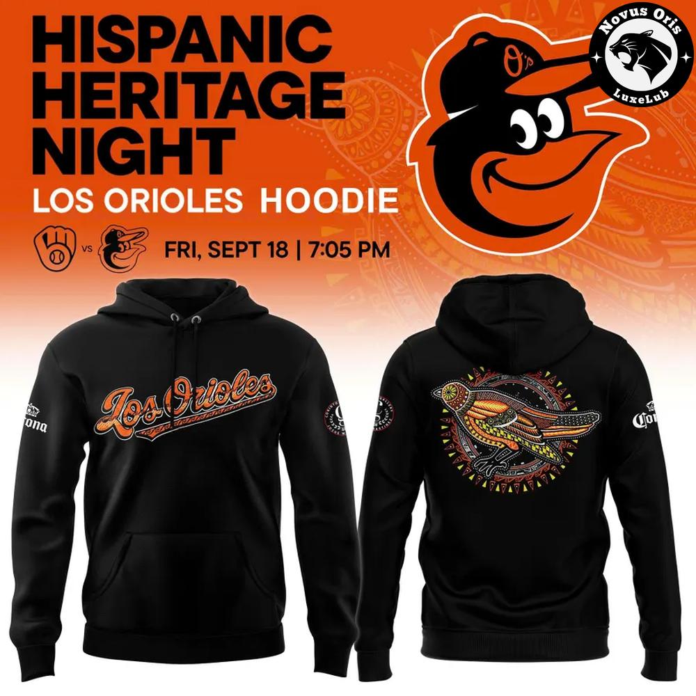 Baltimore Orioles Hispanic Heritage Night Los Orioles 2026 Hoodie 1 - Unicasport Baltimore Orioles Hispanic Heritage Night Los Orioles 2026 Hoodie