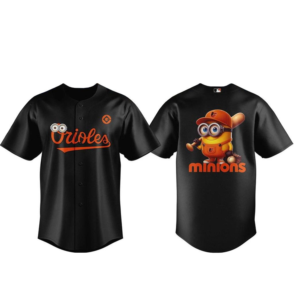Baltimore Orioles Minions Night 2026 Baseball Jersey