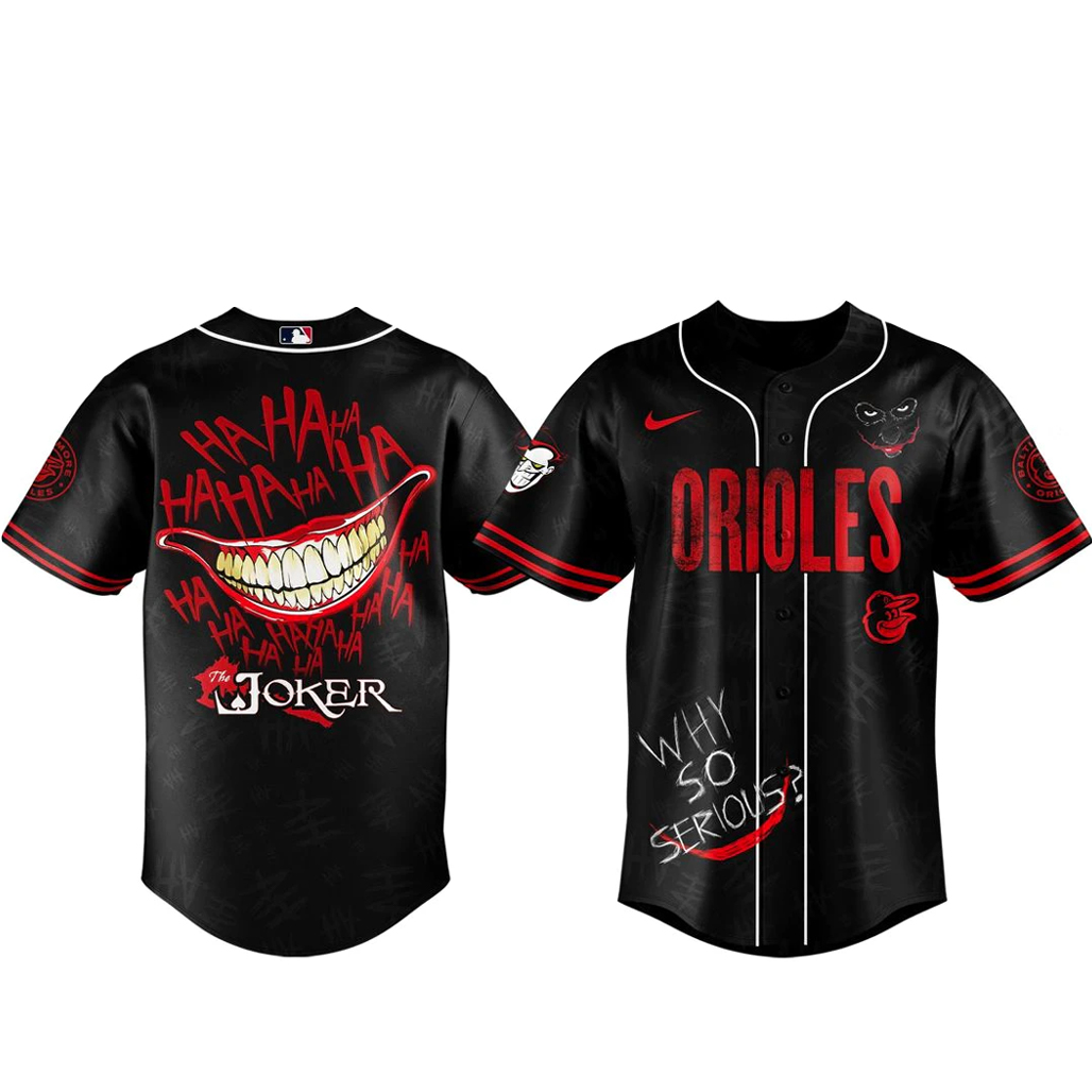 Baltimore Orioles x Joker Game Night 2026 Baseball Jersey