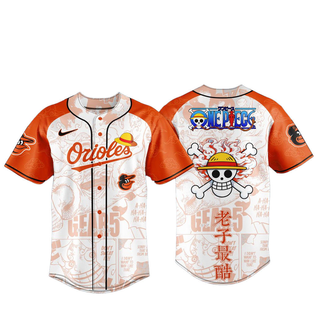 Baltimore Orioles x One Piece Night 2026 Baseball Jersey