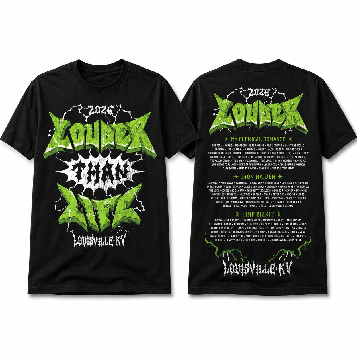 Banger Tee Louder Than Life 2026 Merch