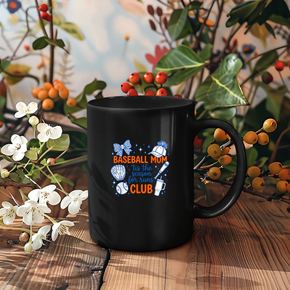 Baseball Mom Club Coffee Baseball Mama Game Day Mother's Day Mug