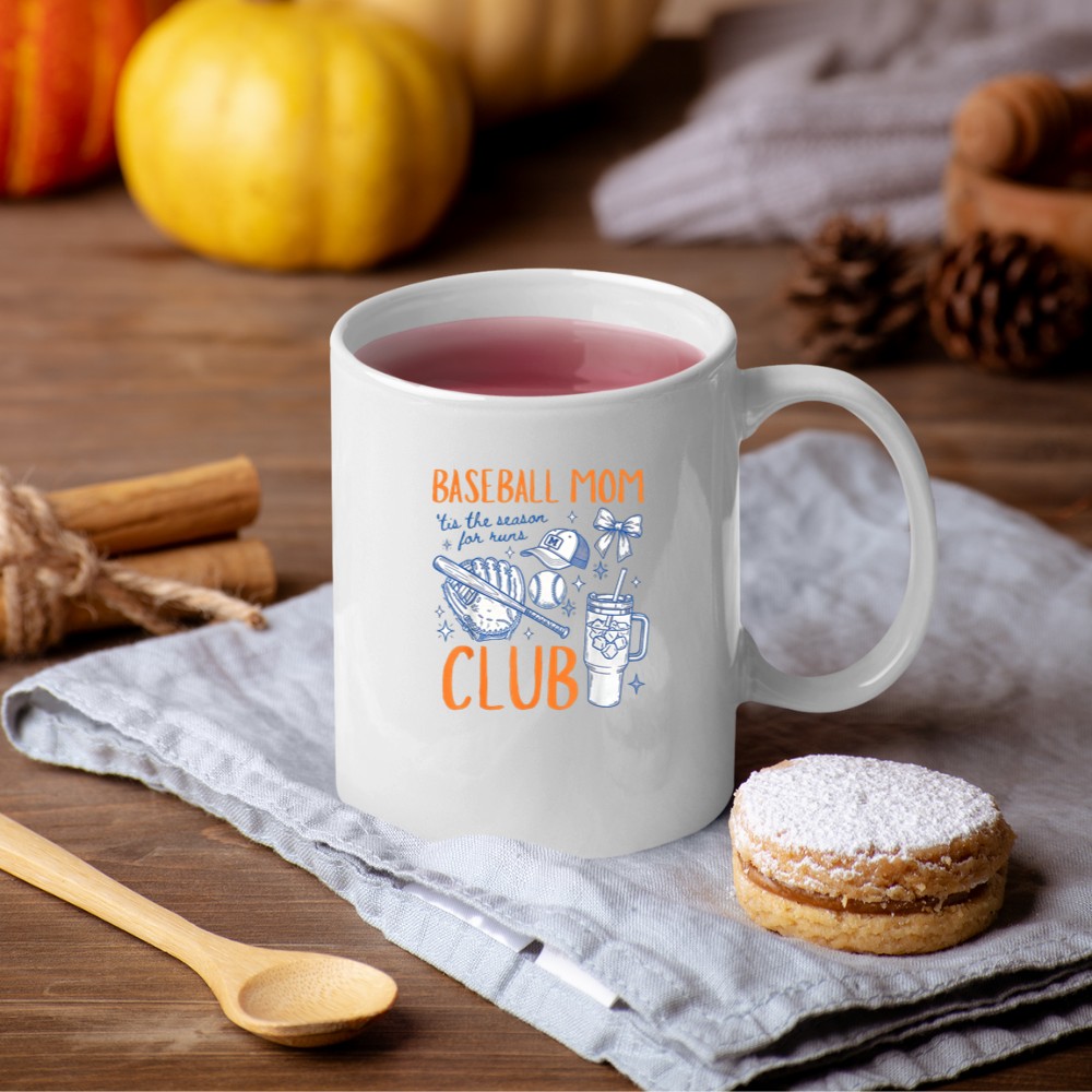 Baseball Mom Club Coffee Baseball Mama Game Day Mother's Day_1 Mug - Image 4