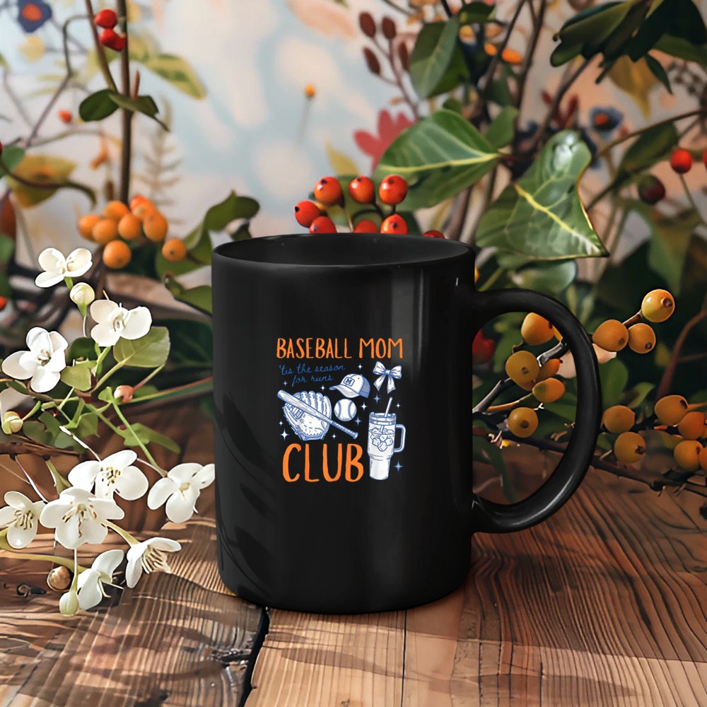 Baseball Mom Club Coffee Baseball Mama Game Day Mother's Day_1 Mug