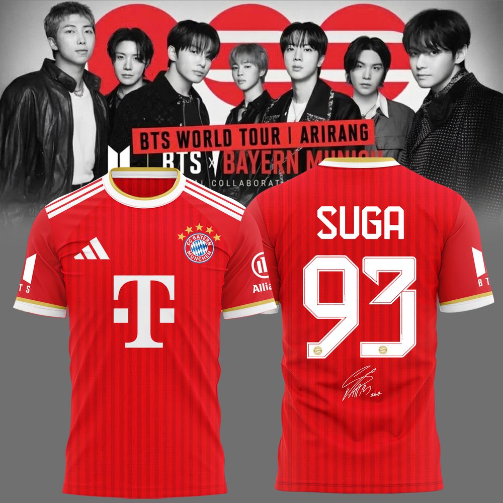 Bayern Munich x BTS World Tour Arirang 2026 Limited Edition Shirt - Image 3