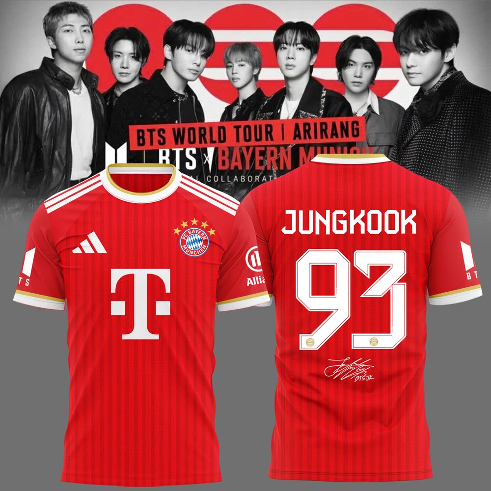 Bayern Munich x BTS World Tour Arirang 2026 Limited Edition Shirt - Image 5