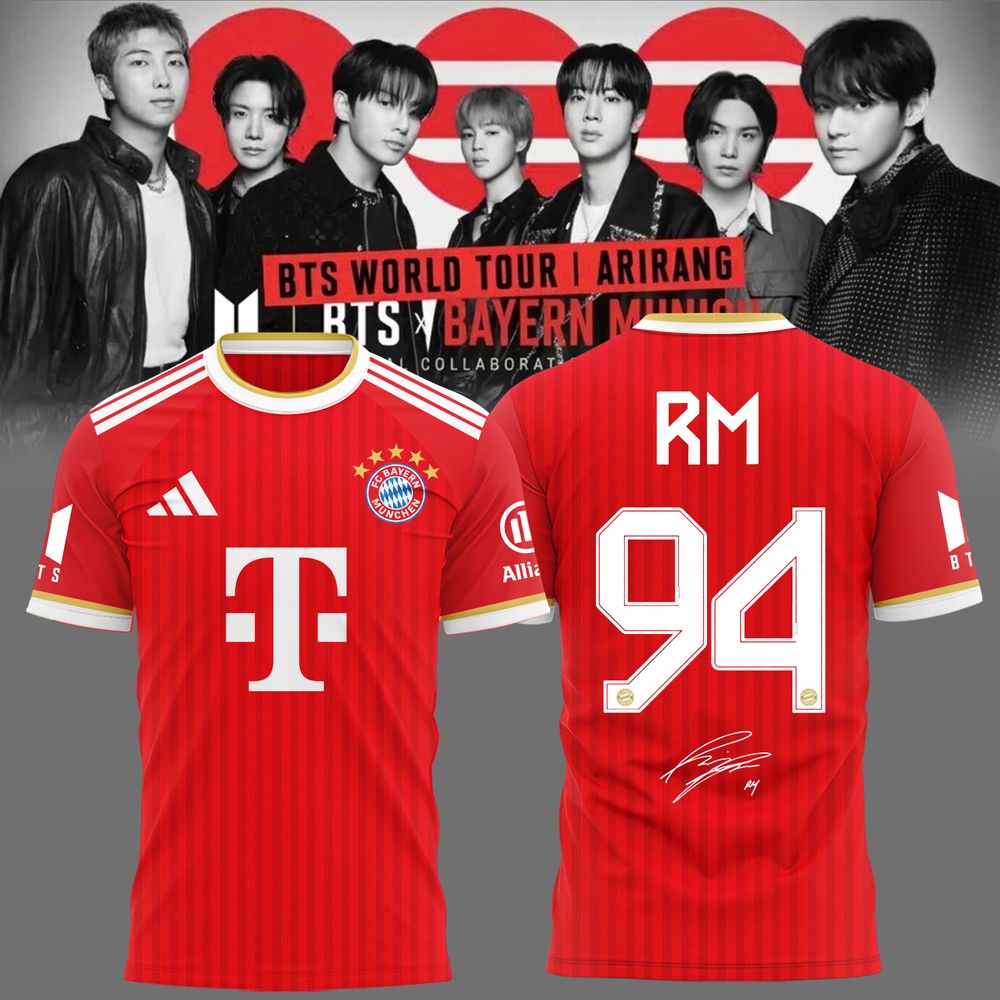 Bayern Munich x BTS World Tour Arirang 2026 Limited Edition Shirt - Image 6