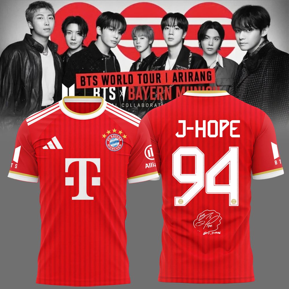Bayern Munich x BTS World Tour Arirang 2026 Limited Edition Shirt - Image 8