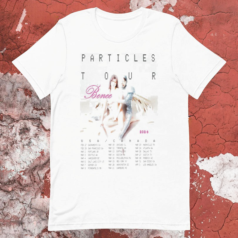 Benee Particles USA Canada Tour 2026 Dates Tshirts