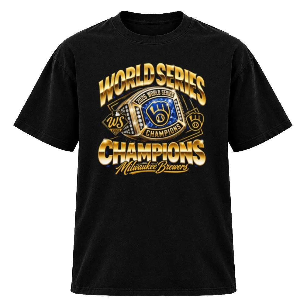 Best World Series 2026 Champions Baseball Fan Milwaukee Brewers Ring TShirt