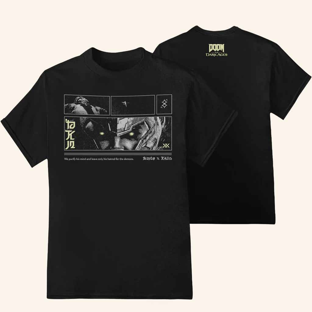 Bethesda Merch Doom The Dark Ages T-Shirt Good Christmas Gifts For Men