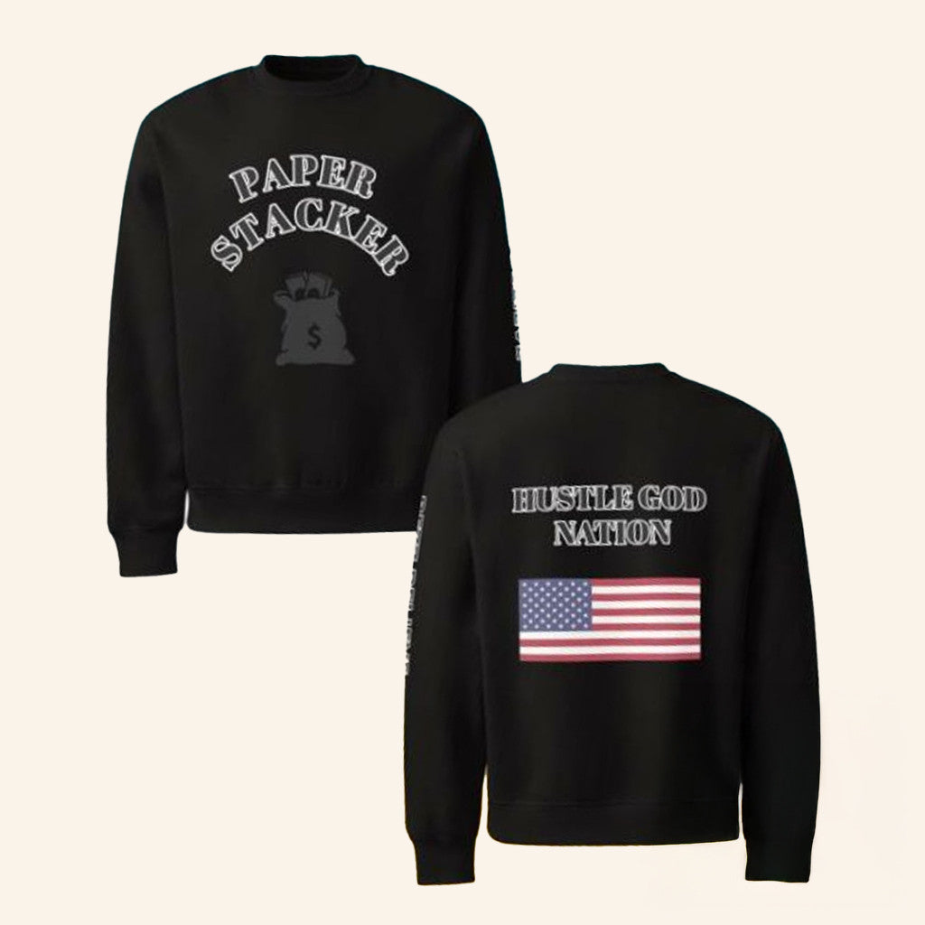 Bezz Believe Merch Paper Stacker Sweatshirt Christmas Gifts For Boyfriend