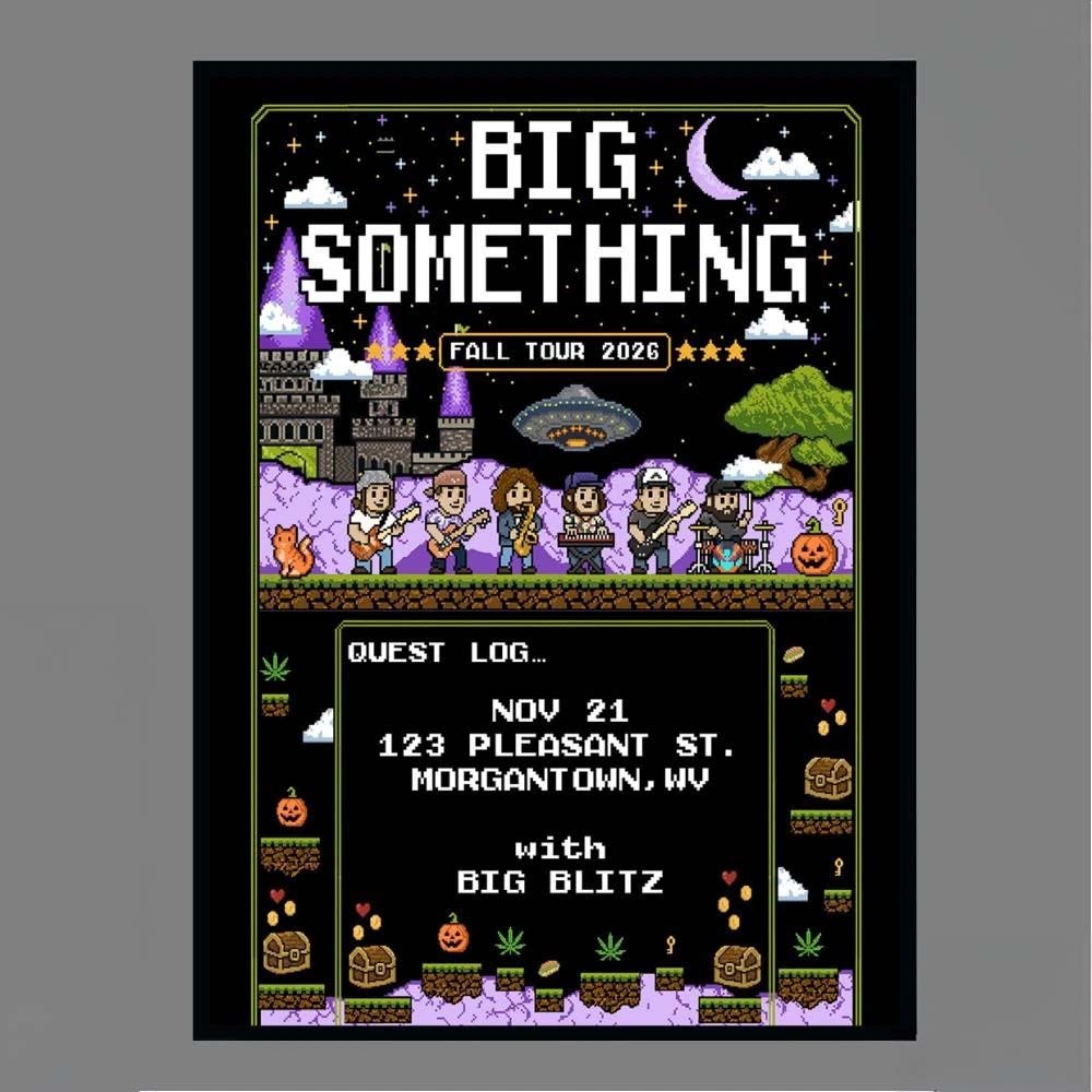 Big Something Concert at 123 Pleasant Street 21 Nov 2026 Poster