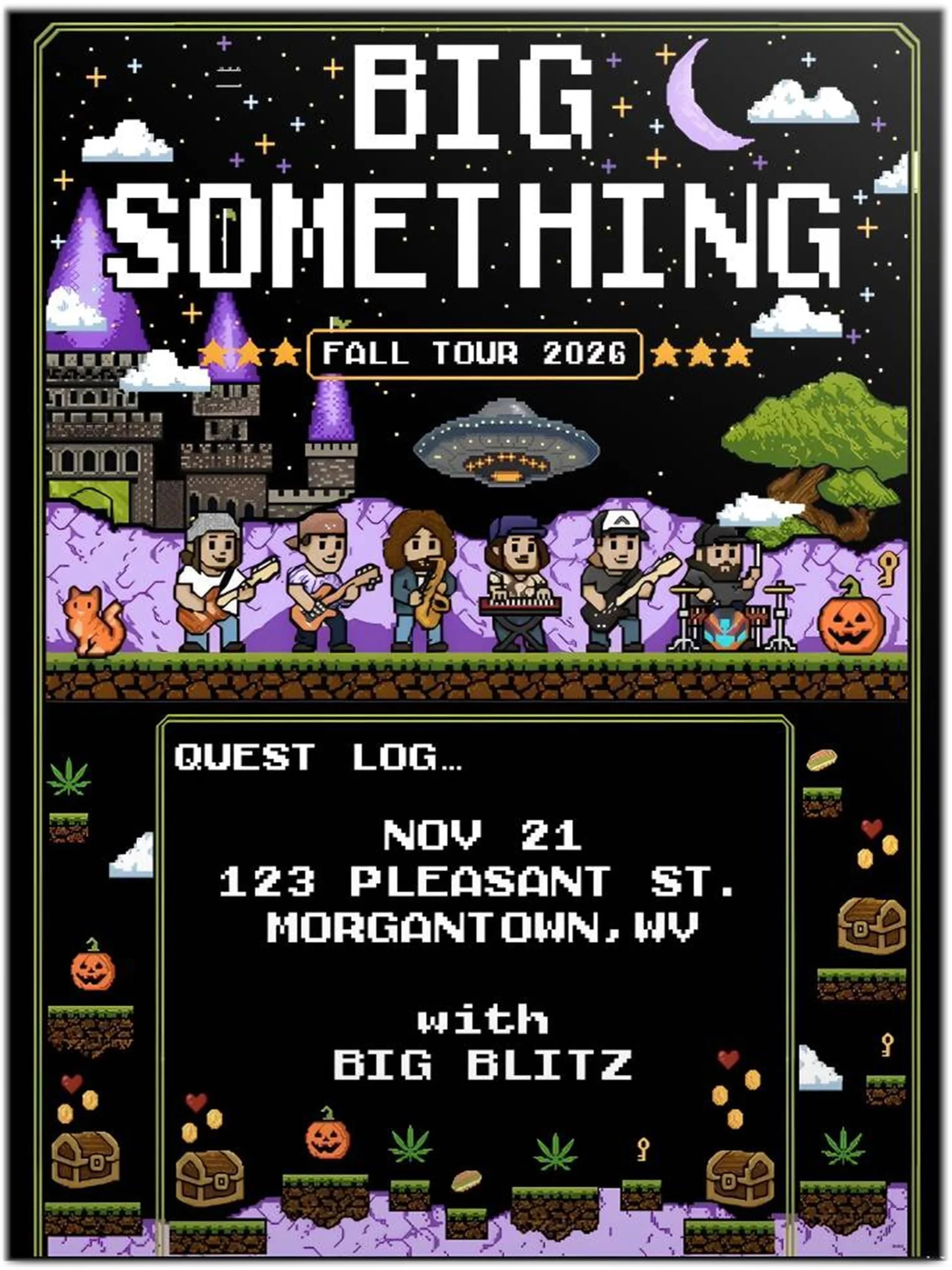 Big Something Concert at 123 Pleasant Street 21 November 2026 Poster
