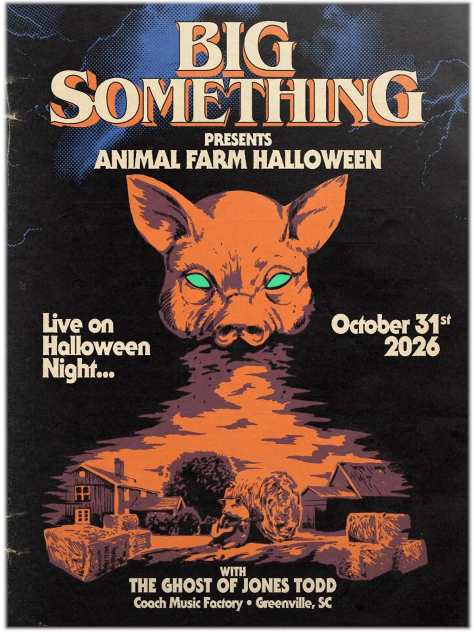 Big Something Greenville Coach Music Factory October 31 2026 Tour Poster