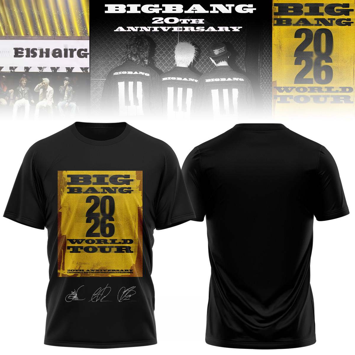 BIGBANG 2026 World Tour Shirt 20th Anniversary Kpop Concert Tee Best Gift for Fans