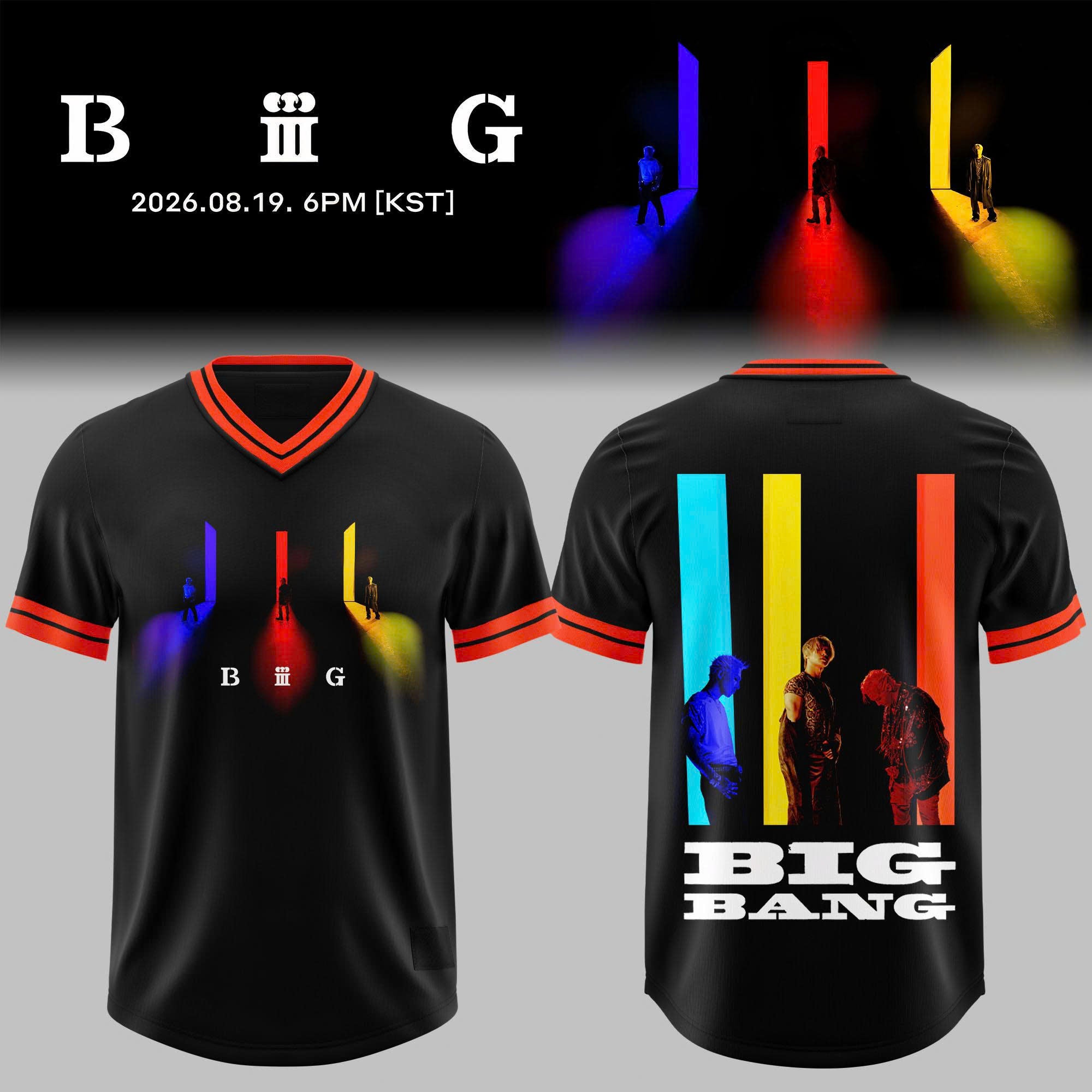 BIGBANG Anniversary 2026 Multicolor Football Jersey Music Fan Collection 1 - Unicasport BIGBANG Anniversary 2026 Multicolor Football Jersey Music Fan Collection