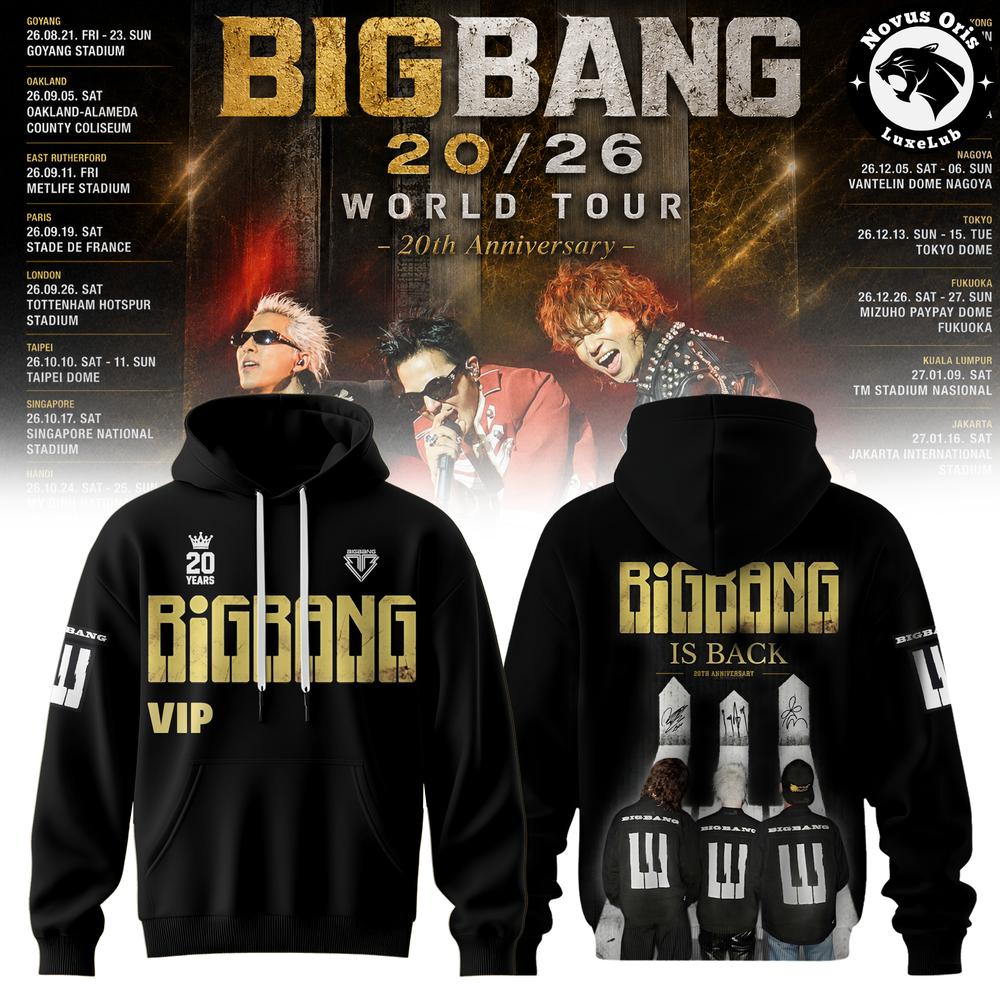 BIGBANG VIP 20th Anniversary World Tour Hoodie