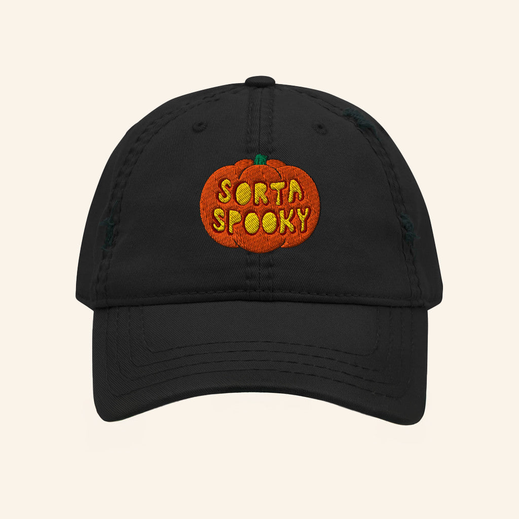 Billy Ends The World Merch Creep It Sorta Spooky Pumpkin Embroidered Hat Husband Gifts